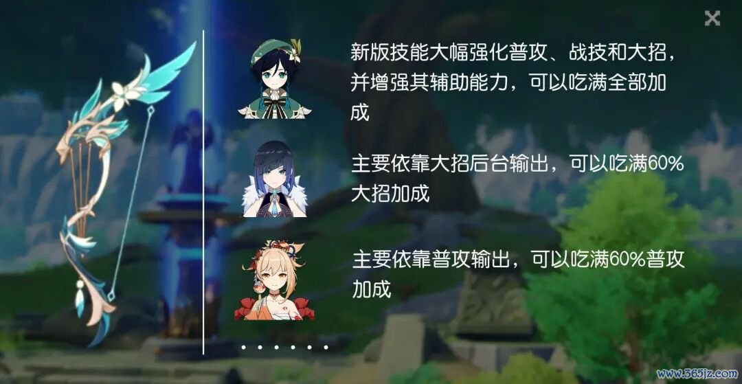 原神:6.2新增3把超强火器,设定特殊过劲!新弓箭号称泛用神器